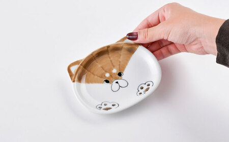 【波佐見焼】わんこ かわいい動物型の蓋物【松幸陶芸】[HB58]