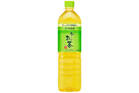 お～いお茶 緑茶 伊藤園 ＜1L×12本＞【2ケース】1回のみ