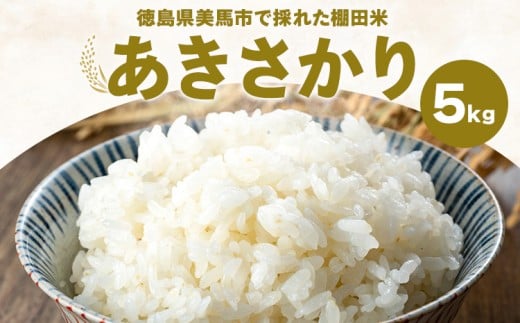 令和6年産 米 棚田米 あきさかり 5kg エイコーファーム 《30日以内に出荷予定(土日祝除く)》ごはん こめ ご飯 精米 徳島県 美馬市
