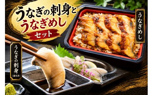 うなぎ尽くし 湯引き（刺身）とうなぎめしセット うなぎ 湯引き 刺身 1尾 170～200g うなぎめし 250g×2個