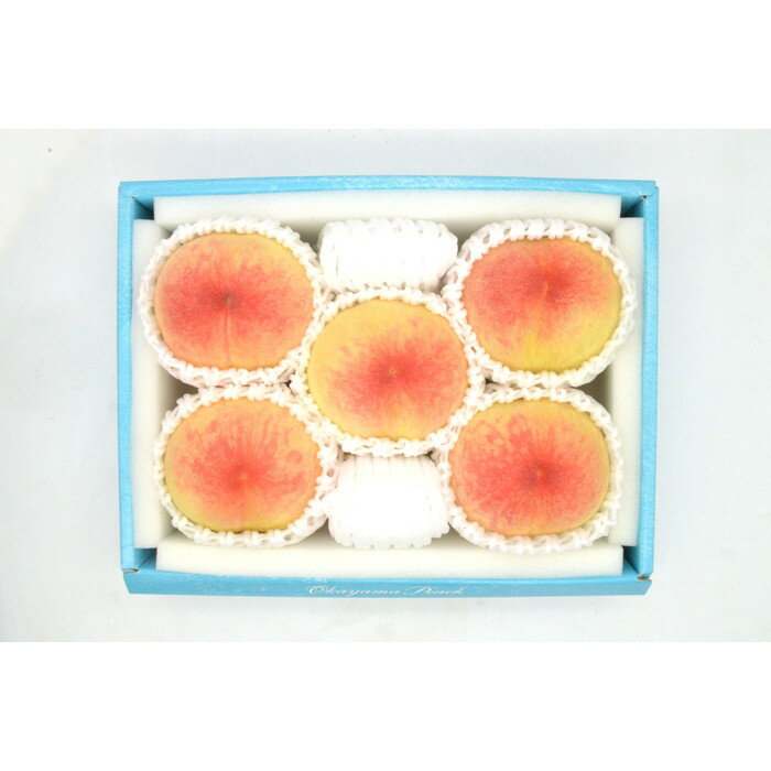 【ふるさと納税】【2026年発送】岡山のブランドもも ”晴れ未来” 5～6玉（約1.3kg） | フルーツ 果物 くだもの 食品 人気 おすすめ 送料無料