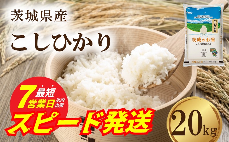 
                  【 スピード発送 】 令和7年産 精米 茨城県産 こしひかり 20kg 米 お米 ご飯 ごはん コメ 白米 ライス コシヒカリ 7営業日以内発送 すぐ届く すぐ発送 米20kg 20キロ 銘柄米 茨城県 新生活 応援 kome okome 茨城県産 国産 産地直送 ※ 関東 茨城 筑西
                