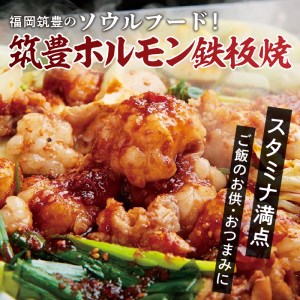 福岡名物 筑豊ホルモン鉄板焼 2人前【A5-357】