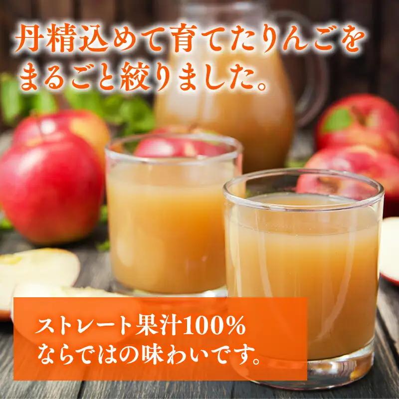 青森県産りんごジュース 1L×3本 那由多のりんご園[hi-0005-001]