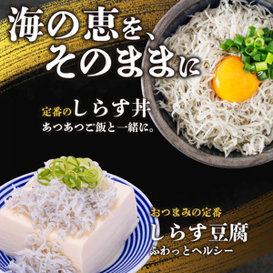 【しらす】釜揚げしらす 1.6kg ( 200g × 8パック ) 愛媛県松山市【IY0021】