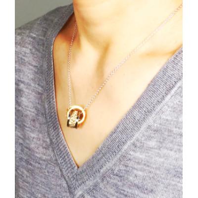 ふるさと納税 葛飾区 【葛飾ブランド認定の手編みジュエリー】PT900/K18手編みジュエリー3点セット |  | 02