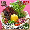 【ふるさと納税】和らぎ農法　わっさんの食いしん坊野菜　栗東市産　旬の野菜便　 野菜セット 野菜の詰合せ 旬の野菜セット 旬の野菜詰め合わせ 露地栽培 ベジタブル 国産 食材 料理 調理 食事 お楽しみ