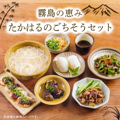 ふるさと納税 高原町 《ふるさとの高原の味》霧島の恵み! ごちそううどんセットTF858