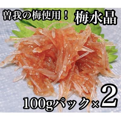 ふるさと納税 小田原市 梅水晶 食べきり小パック 2枚【美味しい海鮮おつまみ】【神奈川県小田原市早川】