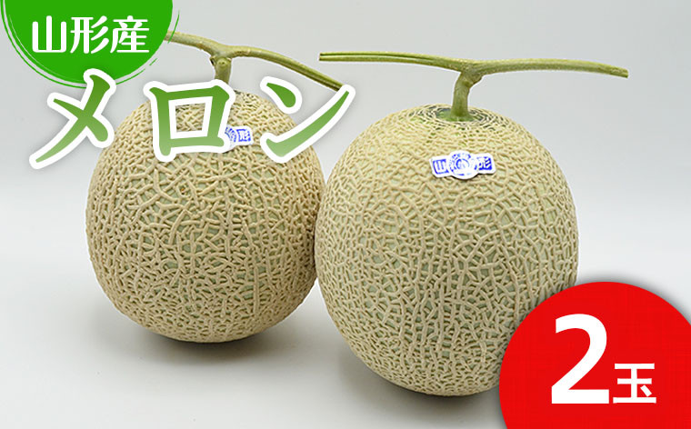 
                  山形のアールスメロン 2玉(3kg以上) 【令和8年産先行予約】FU21-634 くだもの 果物 フルーツ 山形 山形県 山形市 2026年産
                