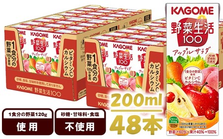 カゴメ 野菜生活100 アップルサラダ 200ml 紙パック 48本 紙パック 野菜ｼﾞｭｰｽ 果実ﾐｯｸｽｼﾞｭｰｽ 果汁飲料 紙パック 砂糖不使用 1食分の野菜 カルシウム にんじん 飲料類 ドリンク 野菜ドリンク 長期保存 備蓄 野菜ｼﾞｭｰｽ 野菜ｼﾞｭｰｽ 野菜ｼﾞｭｰｽ 野菜ｼﾞｭｰｽ 野菜ｼﾞｭｰｽ 野菜ｼﾞｭｰｽ 野菜ｼﾞｭｰｽ 野菜ｼﾞｭｰｽ 野菜ｼﾞｭｰｽ 野菜ｼﾞｭｰｽ 野菜ｼﾞｭｰｽ 野菜ｼﾞｭｰｽ 野菜ｼﾞｭｰｽ 野菜ｼﾞｭｰｽ 野菜ｼﾞｭｰｽ 野菜ｼﾞｭｰｽ 野菜ｼﾞｭｰｽ 野菜