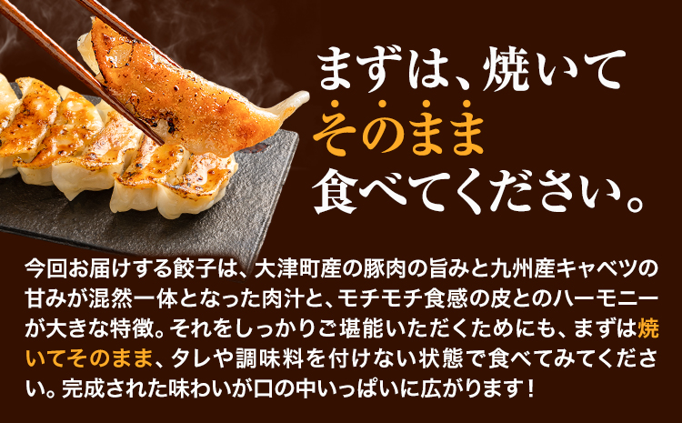 餃子 うまかポーク生餃子 60個 【12ヶ月定期便】タレ付き 大津町限定返礼品 冷凍餃子 ギョウザ《お申込み月の翌月から発送開始》大津町産豚肉使用 九州産キャベツ使用（大津町産含む）皮モチモチ 肉汁溢