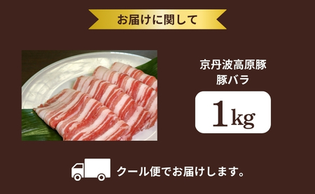 国産豚肉 バラ肉 1kg 京丹波高原豚 ブランド豚 ブランド豚肉 豚肉 豚 お肉 肉 国産 国産肉 炒め物 しゃぶしゃぶ しゃぶしゃぶ用 しゃぶしゃぶ用肉 豚しゃぶ 豚しゃぶ肉 豚バラ 豚バラ肉 京都