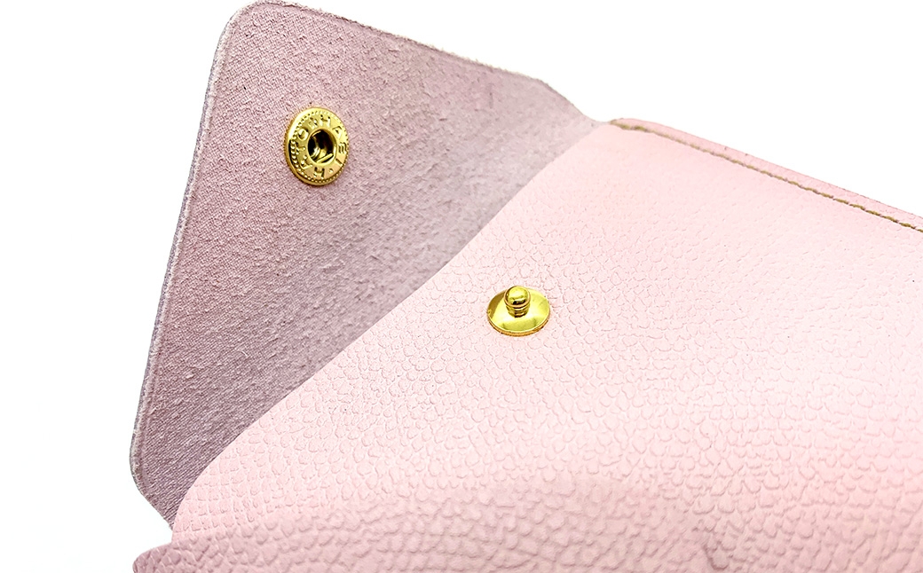 渋沢栄一翁 コンパクト財布 ピンク