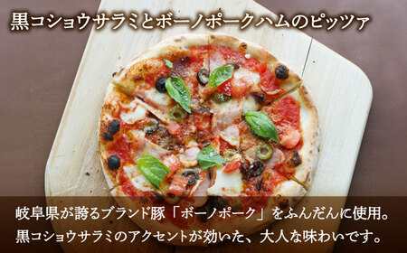 【3回定期便】天然酵母 石窯 ピザ 3枚 アソート セット 計9枚 直径 24cm 冷凍【Toki Italian SAI】ピザ PIZZA 国産 チーズ トマトソース バジル 蜂蜜 はちみつ サラミ