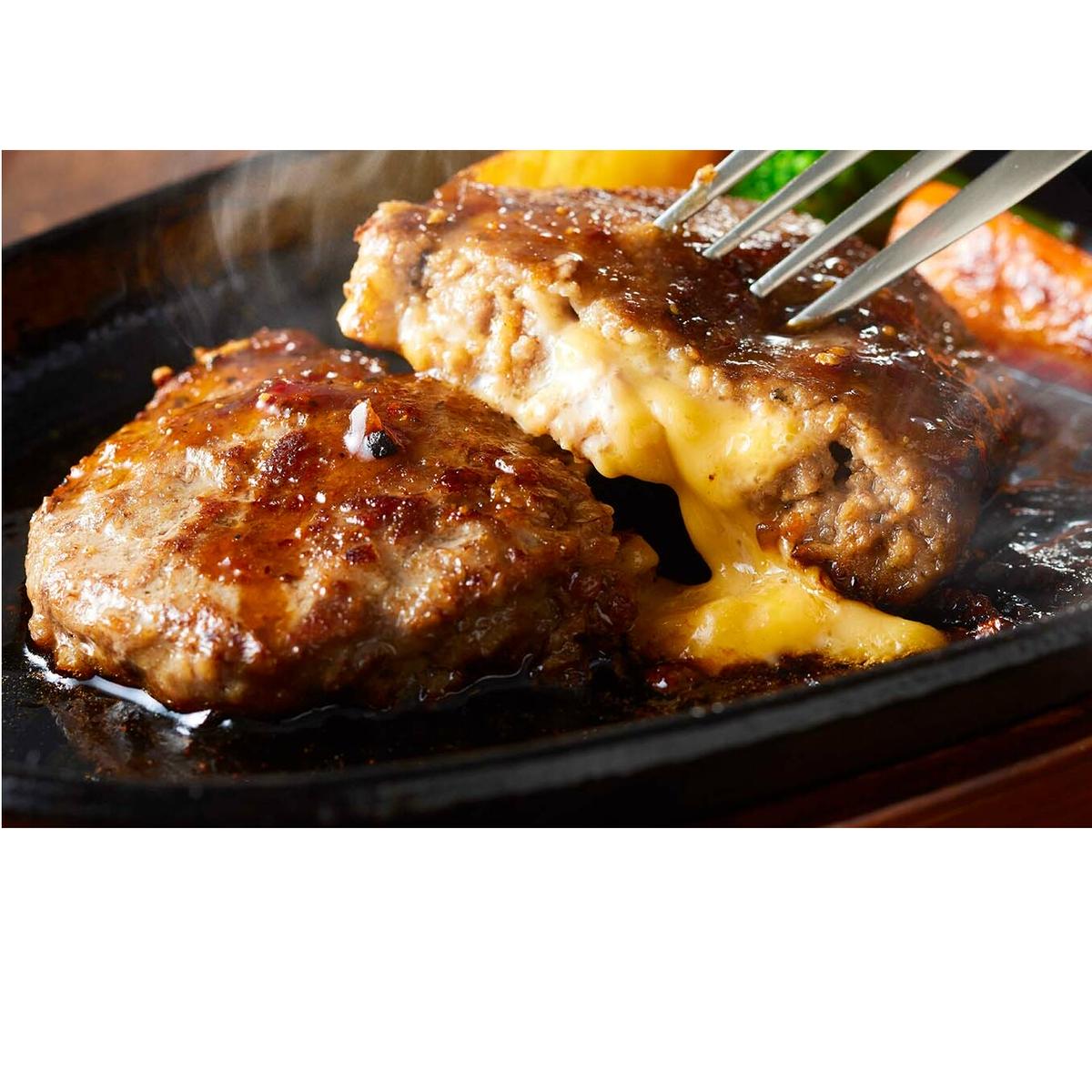 北海道産 黒毛和牛 こぶ黒 チーズ イン ハンバーグ 8個 【 LC 】 和牛 牛肉 ハンバーグ 挽肉_イメージ5