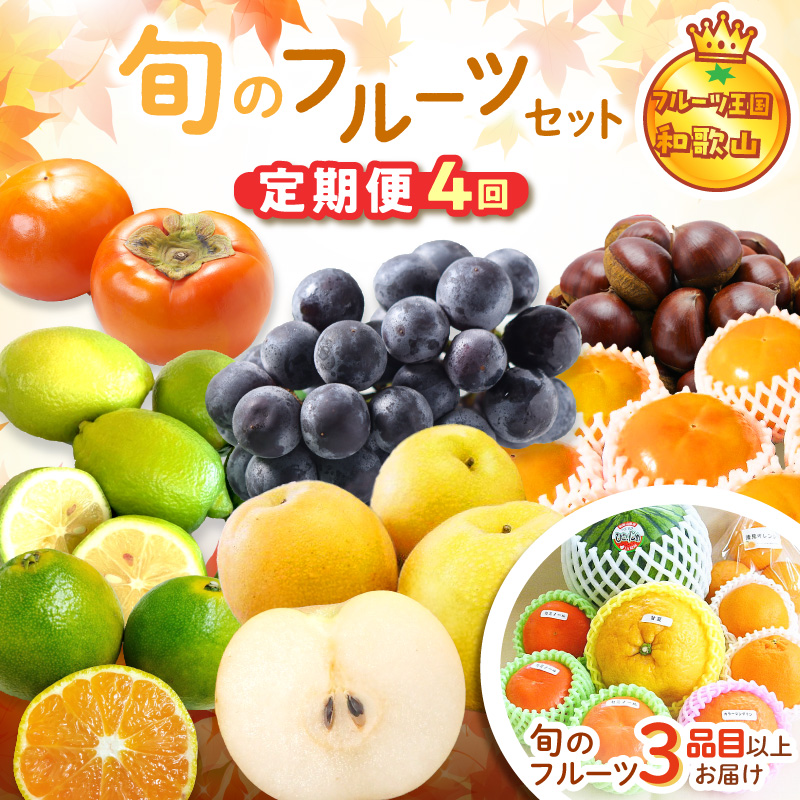 定期便 フルーツセット 年4回(春・夏・秋・冬)【8003-3】
