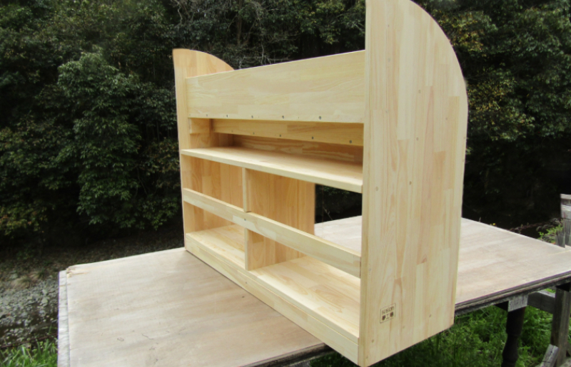 手作り木製 ちょっとスリムな絵本棚 幅100cm 099H3547