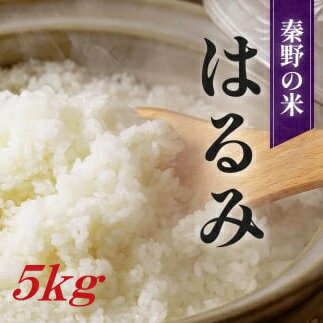 【ふるさと納税】秦野のお米「はるみ」5kg×1袋