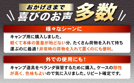 トランクカーゴ ベージュ Lサイズ 1個 / キャンプ ボックス 収納 アウトドア 防災 コンテナ ケース 道具箱 レジャー 釣り ギア 頑丈 キャンプ用品 インテリア / 恵那市 / 東谷株式会社　