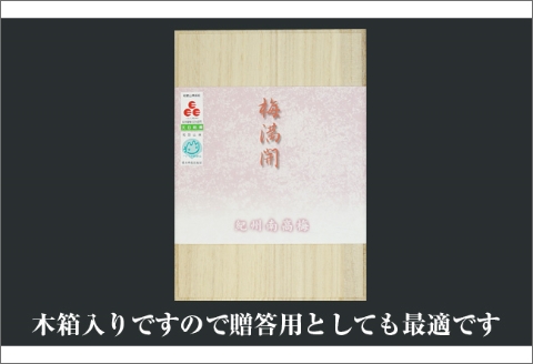 【0493-4】【和歌山県／紀州南高梅】紀州南高梅　梅満開15粒入り(塩分約6%）