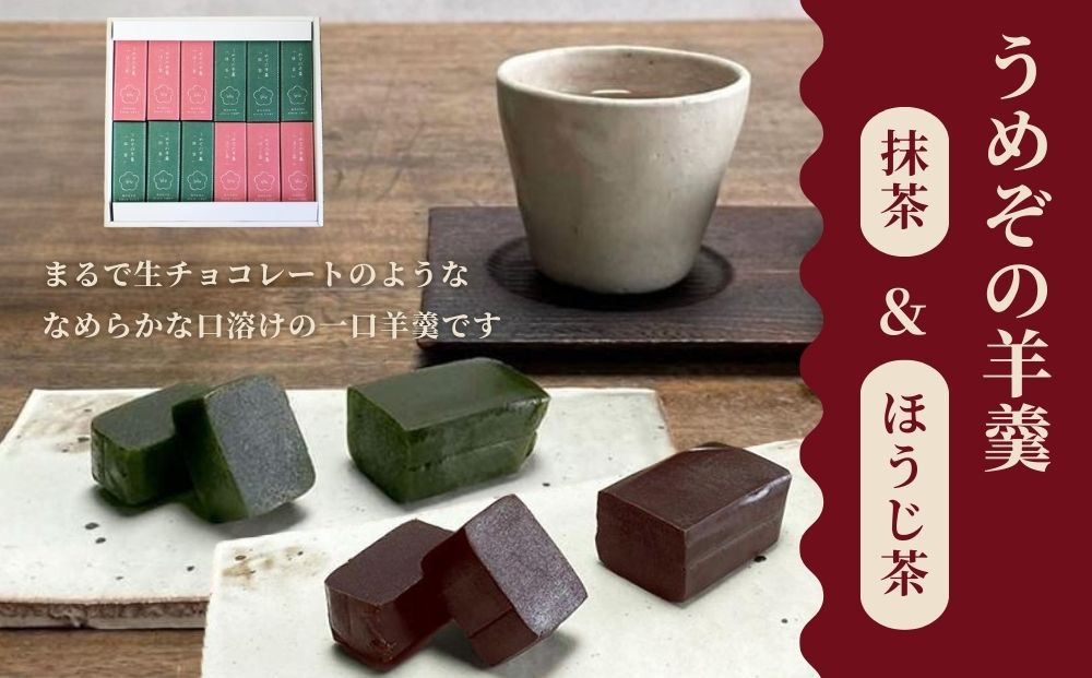 【甘党茶屋京梅園】うめぞの羊羹12本入り［ 京都 お菓子 和菓子 スイーツ 人気 おすすめ おいしい ギフト お取り寄せ 通販 送料無料 ふるさと納税 ］ 261009_B-HR07