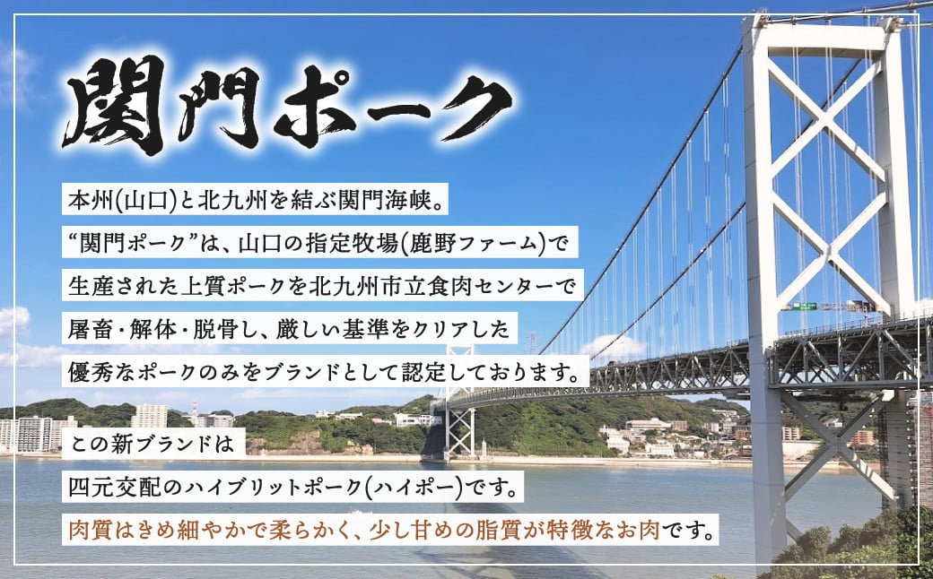 関門ポークのしゃぶ用ロース スライス 計約1.6kg（約80gx20パック）