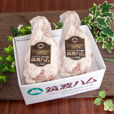 筑波ハム 常陸の輝き アイスバイン 2個合計1400g 豚すね肉【配送不可地域：離島・沖縄県】