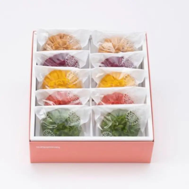 手土産 ギフト / 花咲かりん詰め合わせ箱 5種10個入り【kkmn0004】
