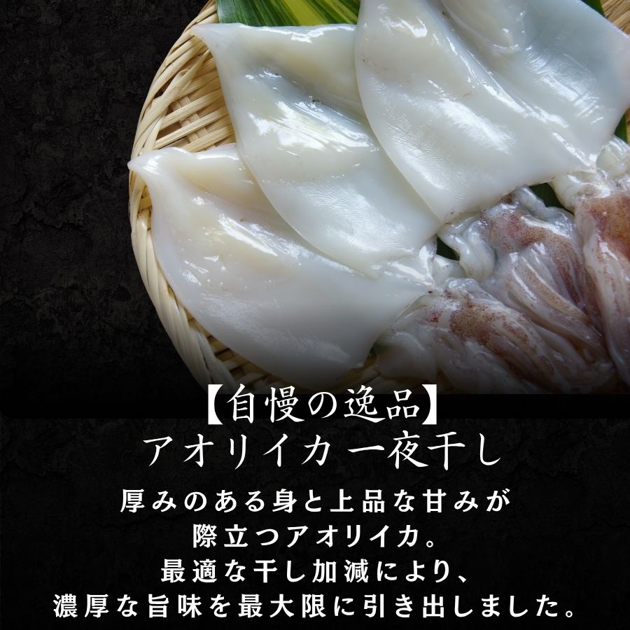 【伊豆漁協加工・直送！】アオリイカ 一夜干し 3枚　【 イカ アオリイカ 一夜干し ゲソ 新鮮 冷凍 直送 美味い おすすめ 水イカ 】