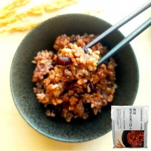 熟成3日 発芽玄米ご飯 パックご飯 6個(3パック×2セット) コシヒカリで作った酵素玄米【1497864】