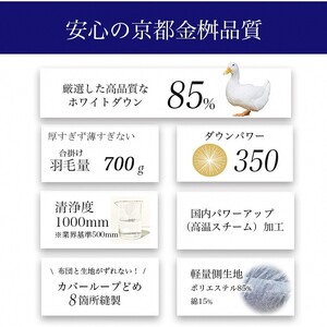 【訳あり】＜京都金桝＞色柄お任せ 羽毛布団 シングル オールシーズン 中厚タイプ 合掛けハンガリーホワイトダウン90％ 日本製 コロナ支援 羽毛布団 新生活羽毛布団 職人仕立て羽毛布団 日本製羽毛布団