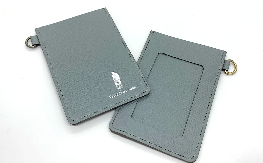 
                  渋沢栄一翁 パスケース （ ライトグレー ） ケース フランス革 小物 牛革 革 革製品 収納 収納品
                