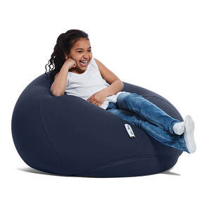 ビーズクッション Yogibo Drop (ヨギボー ドロップ) ネイビーブルー [M535-1BL] クッション 椅子 ビーズソファ ソファ ビーズクッション ローソファ インテリア 家具 送料無料