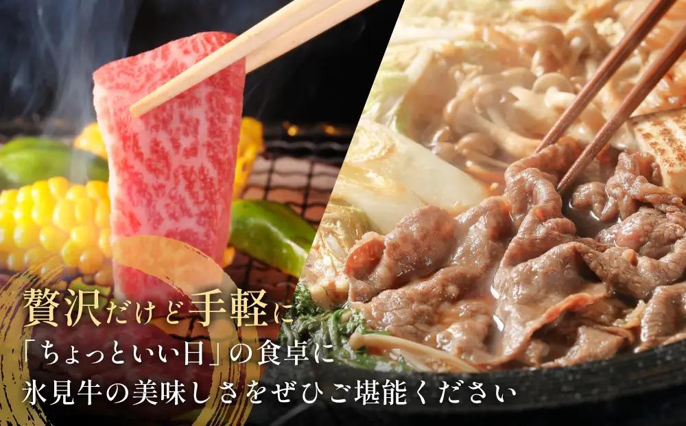 氷見牛切り落とし 300g × 2パック 合計600g 小分け 黒毛和牛 牛肉 富山県 氷見市