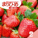 【ふるさと納税】【先行予約】特大まりひめ いちご 朝摘 6個～11個入り×2パック 2025年1月初旬～2025年3月中旬頃に順次発送予定（お届け日指定不可）/ いちご 苺 まりひめ 和歌山 フルーツ 果物 くだもの