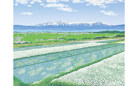 「初夏の香り」【 版画 額付 小川手漉和紙 小暮真望 東松山 埼玉県 】