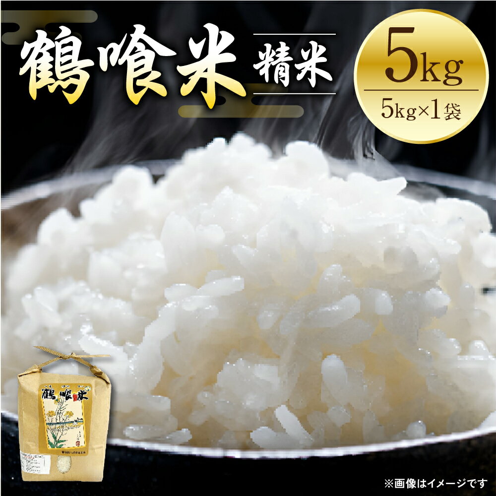 【ふるさと納税】【先行予約】 《令和7年産》 鶴喰米 精米5kg くまさんの輝き 米 精米 白米 熊本県産 国産 送料無料 【2025年10月中旬より順次発送】