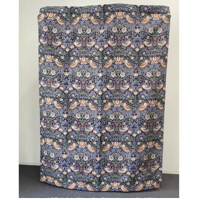 【ふるさと納税】【ウイリアム　モリス】カーテン　マルチカバー　130cm×180cm　いちご泥棒【1541871】