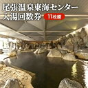 【ふるさと納税】尾張温泉東海センタ−入湯回数券（11枚綴）　【 チケット 温泉利用券 入湯回数券 入浴 日帰り入浴 レジャー お出かけ 旅行 旅 癒し 】