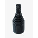 【ふるさと納税】SPRING VASE (flower vase)スリム型　ブラック【1419745】
