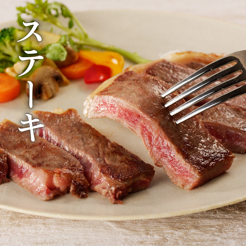 【豊後牛セット】 カルビ焼肉用 ＆ 霜降りサーロインステーキ_2185R
