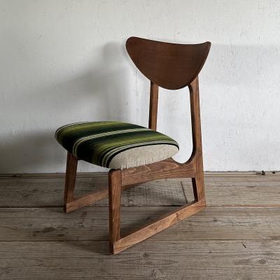 ふるさと納税 富田林市 Lager Chair(ラガーチェア)グリーンストライプ ダークブラウンフレーム【SWOF】 |  | 03