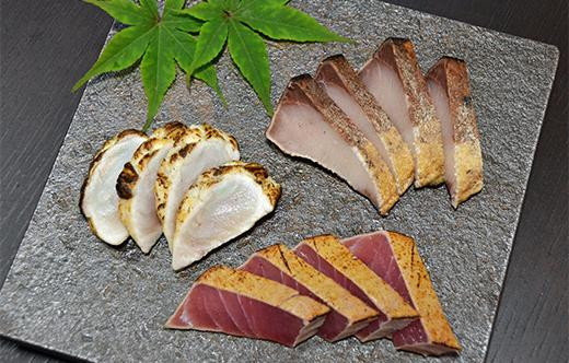 
潮屋　たたき（鰤・能登まぐろ・能登ふぐ）詰め合わせ
