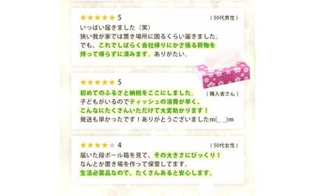 【ふるさと納税】 ティッシュ ティッシュペーパー1箱150組/300枚 5箱×4パック 合計20箱 [ 動物柄 アニマル柄 常備品 生活用品 まとめ買い 蛍光染料不使用 日用品 日用雑貨 日用消耗品 