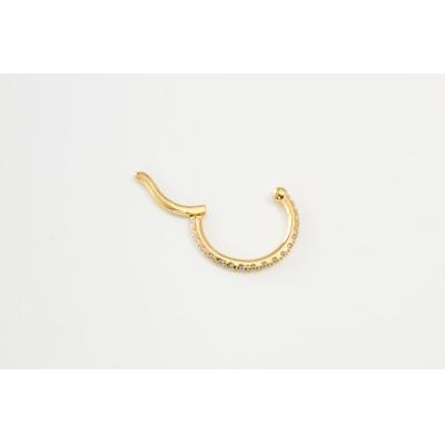 ふるさと納税 甲府市 【K18】0.12ct ハーフエタニティイヤーカフ/No.129 |  | 01