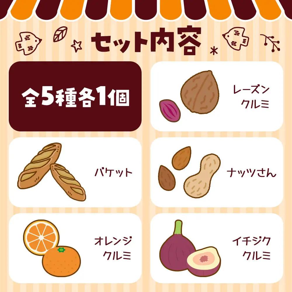 名取 閖上 の ぱんやこてつ 手作り 国産小麦のハード系パンセット 8枚カットしてお届け