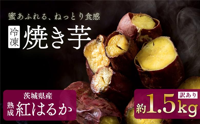 【 訳あり 】 冷凍焼き芋 紅はるか 1.5kg 【 さつまいも さつま芋 サツマイモ 焼芋 やきいも スイーツ 甘味 わけあり 人気 おやつ スイートポテト 大学芋 大学いも 】[SZR] 【訳あり