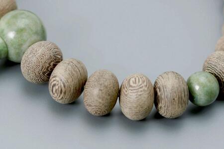 【京念珠】 すびき鉄刀木 独山玉 正絹頭房【土屋念珠店/男性用/メンズ/念珠/略式/3611】