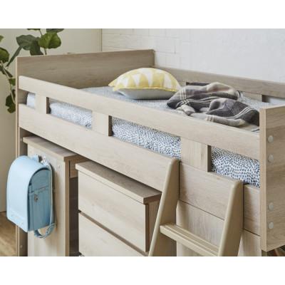 ふるさと納税 大川市 大川家具　システムベッド　マッシュ　グレージュ(ベッド、デスク、チェスト、シェルフ) |  | 03